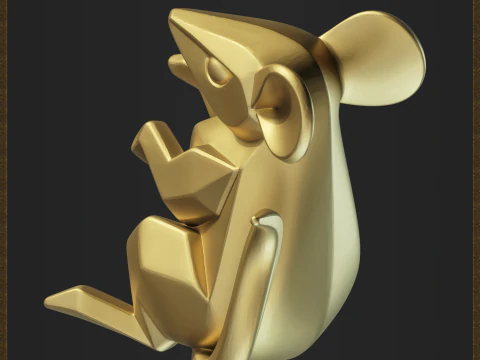 Printable Mouse Jewelry Design 3D Print Model