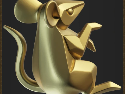 Printable Mouse Jewelry Design 3D Print Model