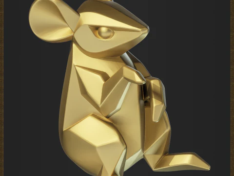 Printable Mouse Jewelry Design 3D Print Model