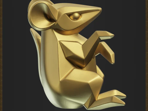 Printable Mouse Jewelry Design 3D Print Model
