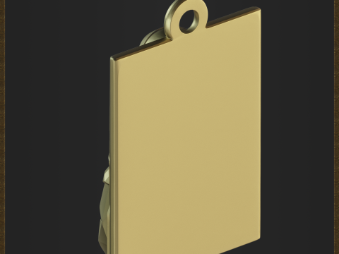 Renaissance Inspired Pendant Modèles 3D en vedette