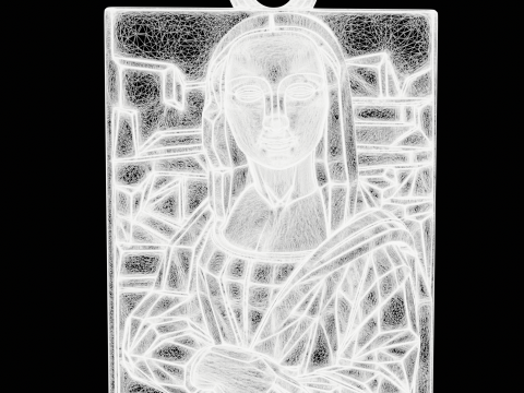 Renaissance Inspired Pendant Modèles 3D en vedette