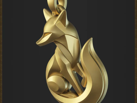 Eleganti gioielli in volpe Modello di stampa 3D