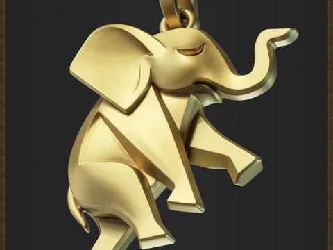 Leuke olifant hanger 3D printmodel