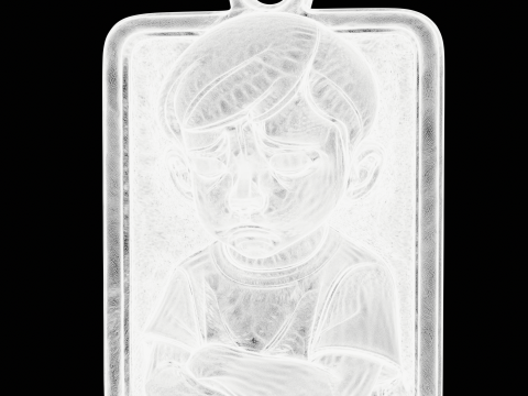 Sad Child Pendant Modelo de impresión 3D