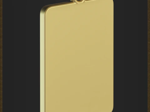 Stylized Joker Pendant 3D Print Model