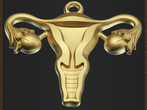 Abstract Feminine Symbol Jewelry Modelo de impresión 3D