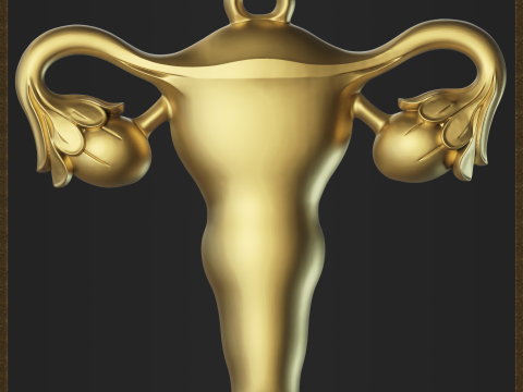 Abstract Feminine Symbol Jewelry Modelo de impresión 3D