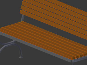 bench05 Modelo 3D