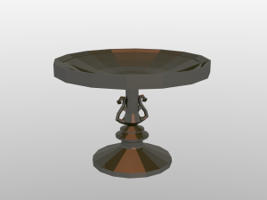 little birdbath 3D Model