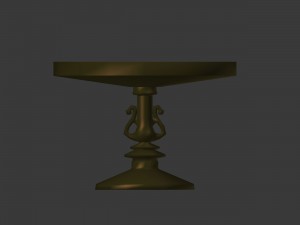 little birdbath 3D मॉडल