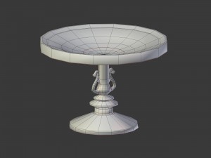 little birdbath 3D मॉडल