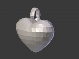 heart amulet 3D Print Model
