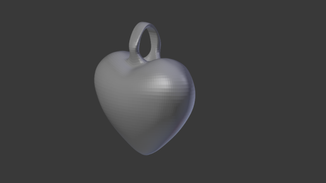 Download heart amulet 3D Model