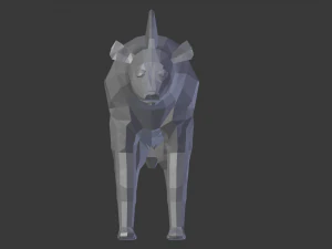 लकड़बग्धा 3D प्रिंट मॉडल