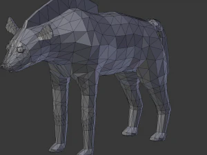लकड़बग्धा 3D प्रिंट मॉडल