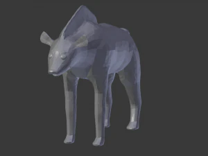 लकड़बग्धा 3D प्रिंट मॉडल