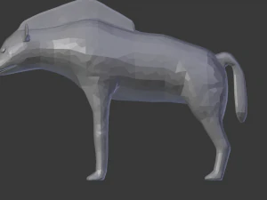 लकड़बग्धा 3D प्रिंट मॉडल