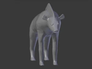 लकड़बग्धा 3D प्रिंट मॉडल