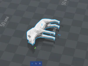 लकड़बग्धा 3D प्रिंट मॉडल