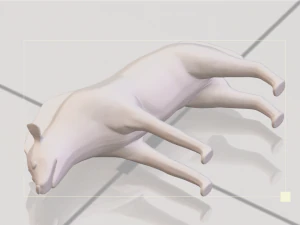 लकड़बग्धा 3D प्रिंट मॉडल