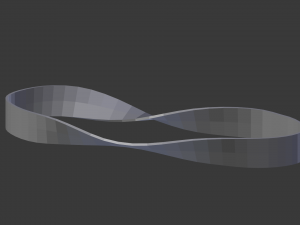 classic mobius strip 3D Baskı Modeli