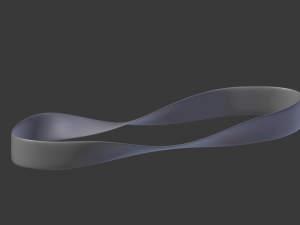 classic mobius strip 3D Baskı Modeli