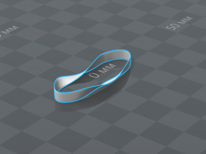 classic mobius strip 3D Baskı Modeli