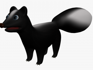 cartoon skunk 3D Модель