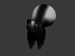 cartoon skunk 3D Модель