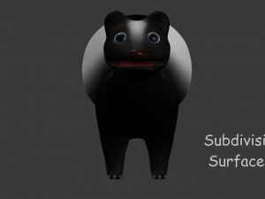 cartoon skunk 3D Модель