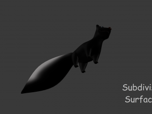 cartoon skunk 3D Модель