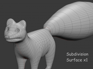 cartoon skunk 3D Модель