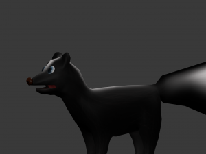 cartoon skunk 3D Модель