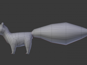 cartoon skunk 3D Модель