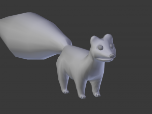 cartoon skunk 3D Модель
