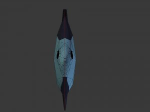 cartoon lowpoly fish 3D Model