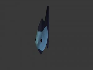 cartoon lowpoly fish 3D Model