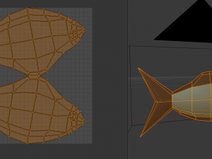 cartoon lowpoly fish 3D Модель