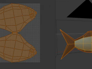 cartoon lowpoly fish 3D Model