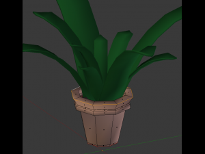 plant in pot 3Dモデル