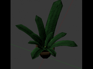 plant in pot 3Dモデル