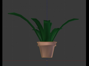 plant in pot 3Dモデル