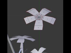 gentian lowpoly 3D Model