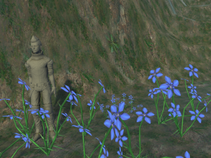 gentian lowpoly 3Dモデル