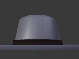 lowpoly hat Model 3D