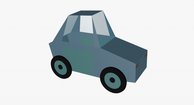 paper car 3D मॉडल .c4d .max .obj .3ds .fbx .stl .blend 