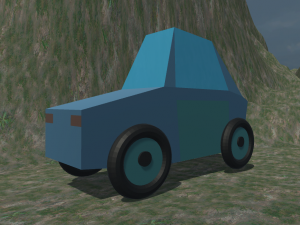 paper car 3D मॉडल