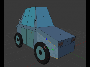 paper car 3D मॉडल