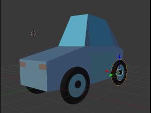 paper car 3D मॉडल